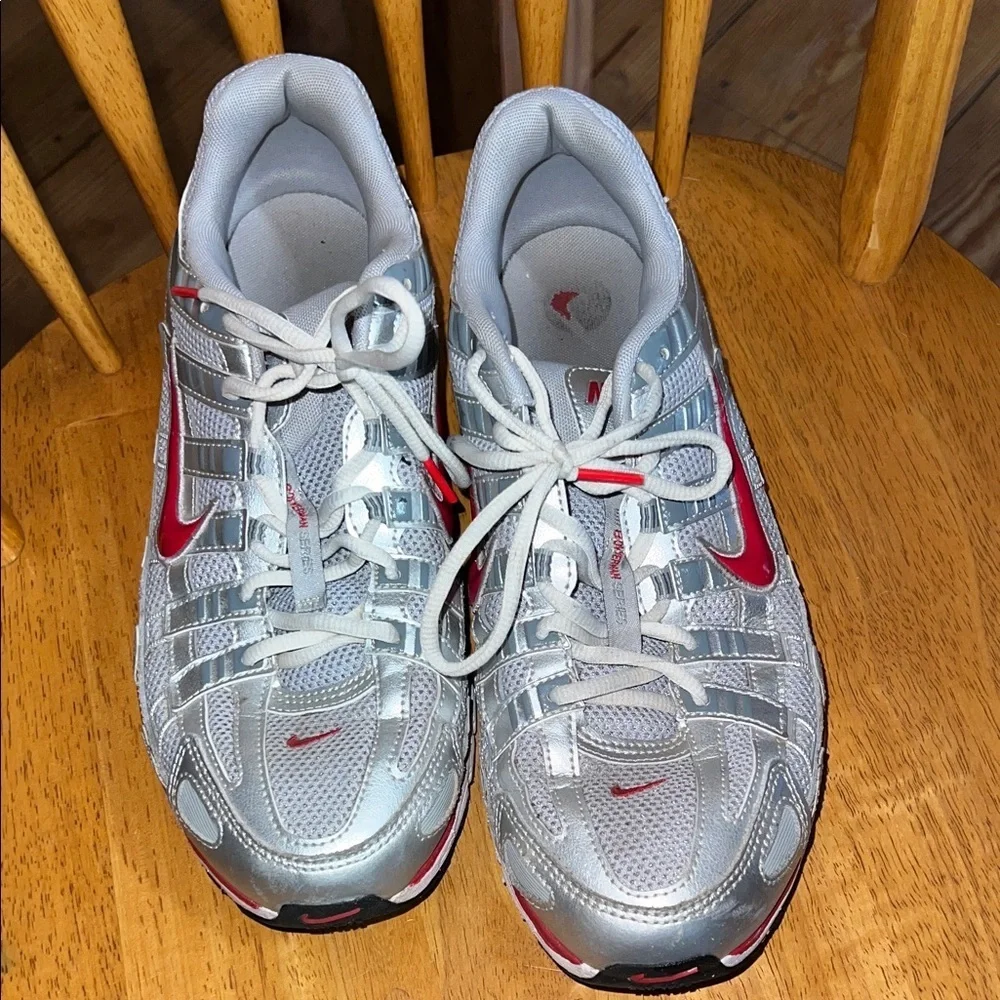 Nike P-6000 Shoes Sneakers Shoes Metallic Silver/Flat Silver CD6404-024 US 10.5